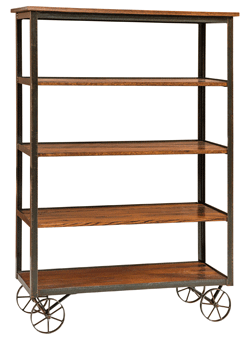 Industrial-Reclaimed-Oak-Bookcase